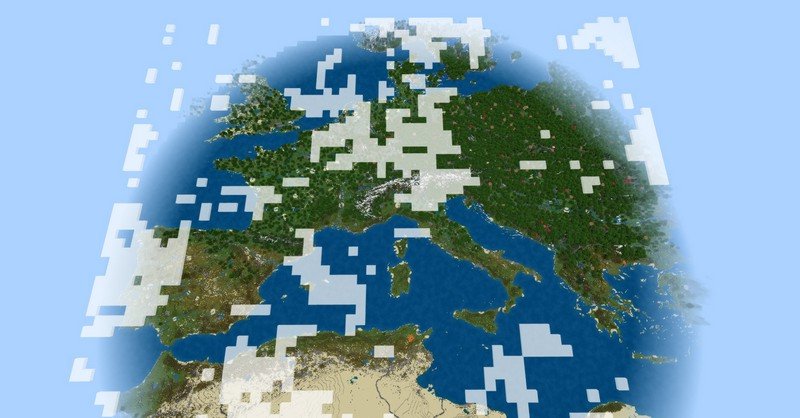 Earth 1:180m Minecraft Map