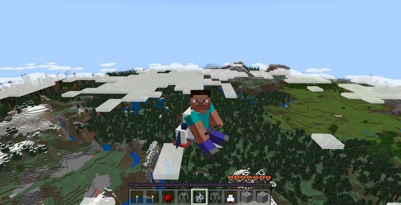 Minecraft PE Mechs and Jetpacks Mod