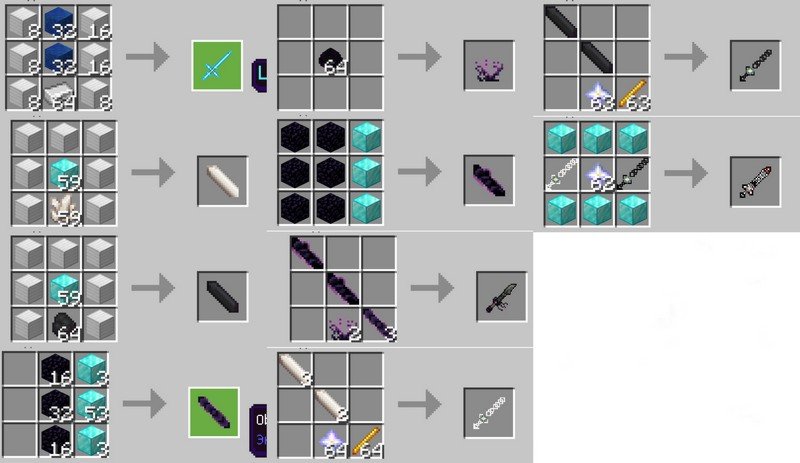 more swords addon Minecraft Mod