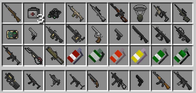 minecraft pocket edition guns mod