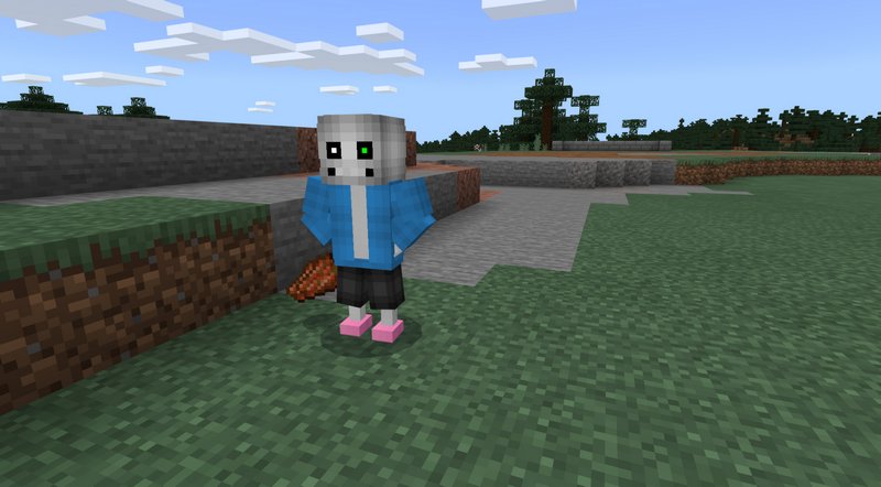 Dust Sans Undertale Mod for Minecraft PE APK for Android Download