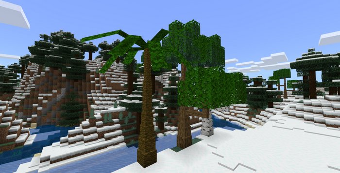 Better Trees addon for Minecraft PE 1.16.1