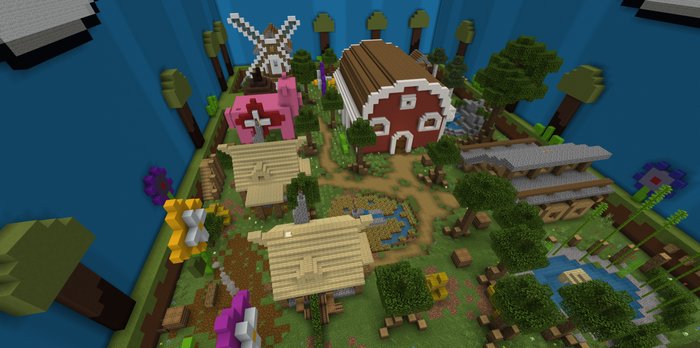 Farm - hide and seek map for Minecraft PE