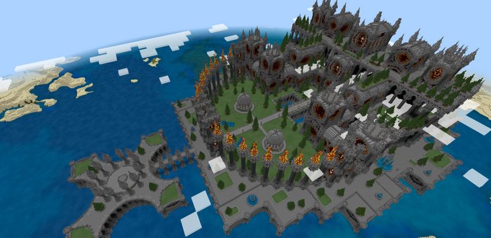 Large Castle Map For Minecraft PE 1 16 40   1595687653 Large Castle 1 