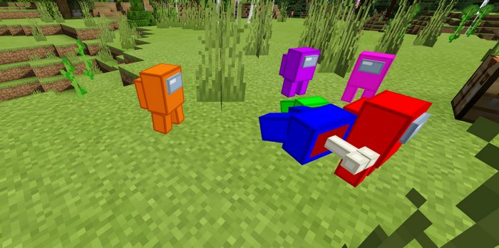 Among Us addon for Minecraft PE 1.19.81