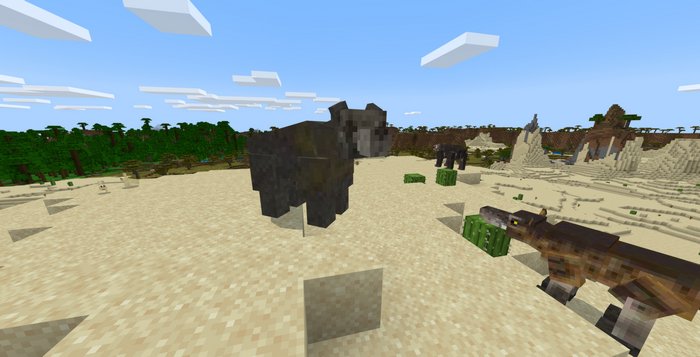 Cenozoic Craft addon for Minecraft PE 1.16.40