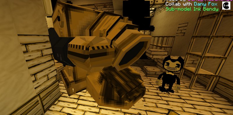 Bendy And The Ink Machine Add-on V3.1 / By Bendy The Demon 18 . Minecraft  Mod