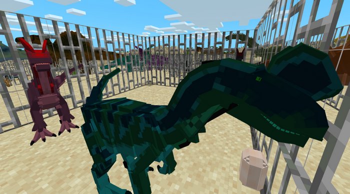 dinosaur addon