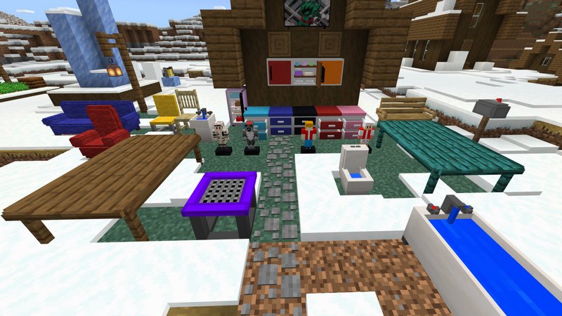 Fastest Furniture Mod Minecraft Pe 1 16 40