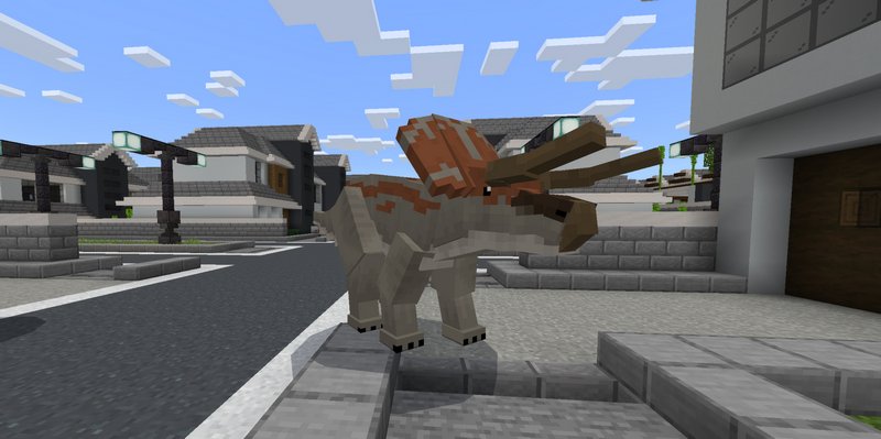 minecraft dinosaur addon