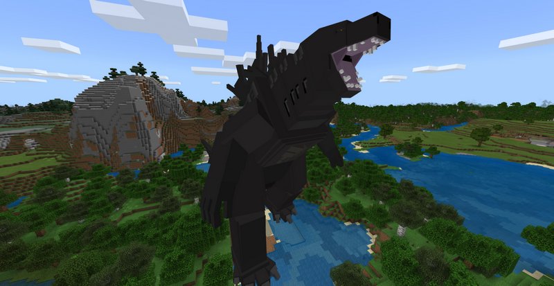 Godzilla vs Kong addon for Minecraft PE 1.17.2
