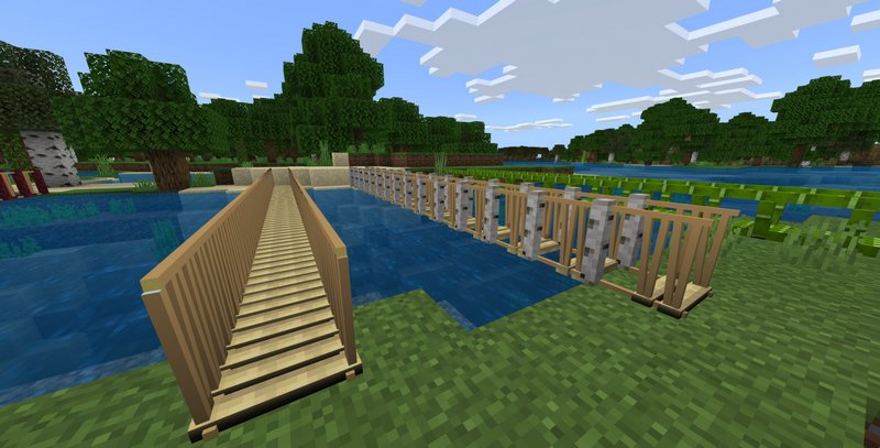 Draw Bridge Mod (1.20.1, 1.19.2) - Auto Place and Remove Bridges 