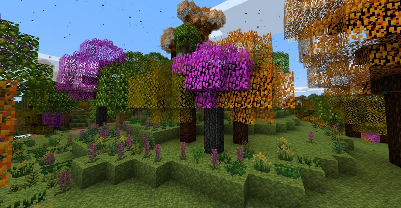 Colorful trees