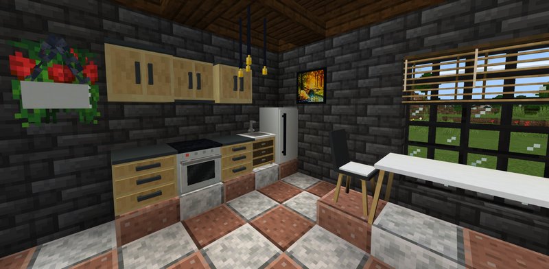 Addons and Mods with Furniture for Minecraft PE 1.17.11