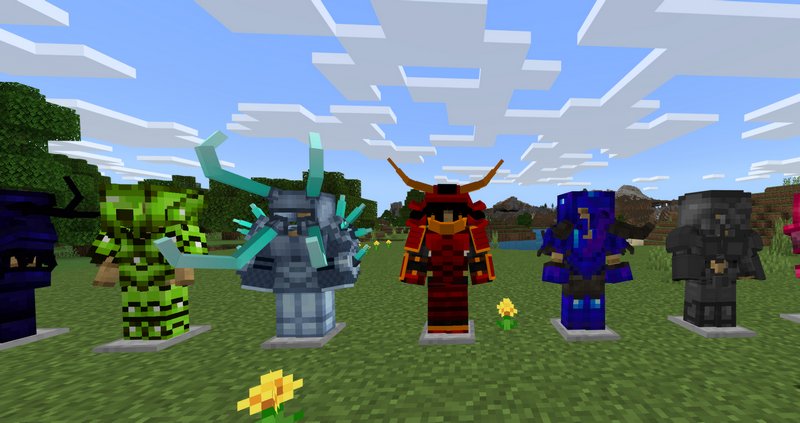 Fantasy armor sets for MCPE