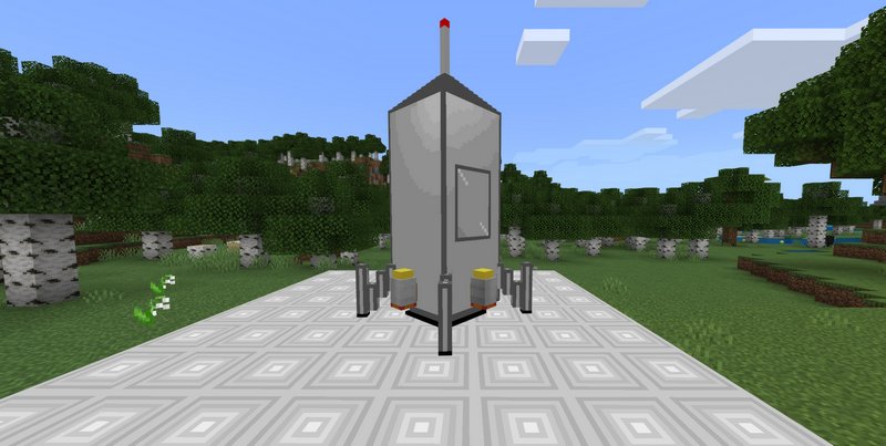 minecraft nasa spaceship