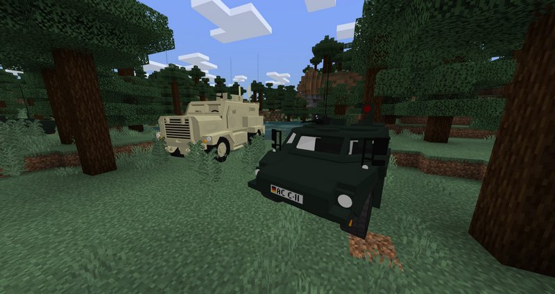 Cougar MRAP and URAL 4320