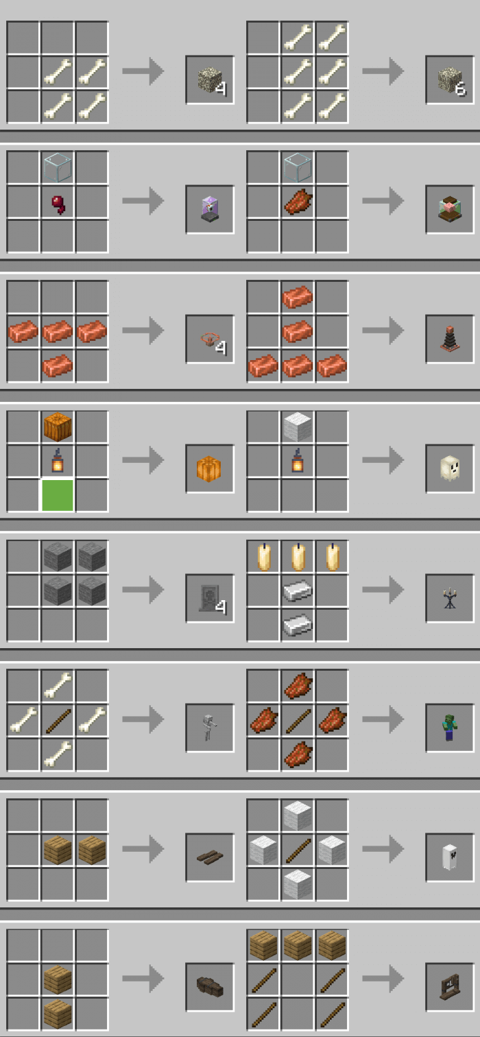 Crafting Recipes