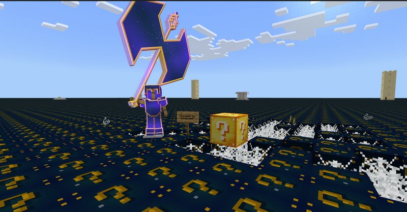 Flat Lucky Worlds  Minecraft PE Maps