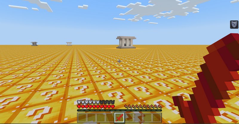 Flat Lucky Worlds  Minecraft PE Maps