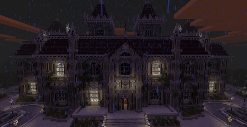 Wayne Manor map for Minecraft PE