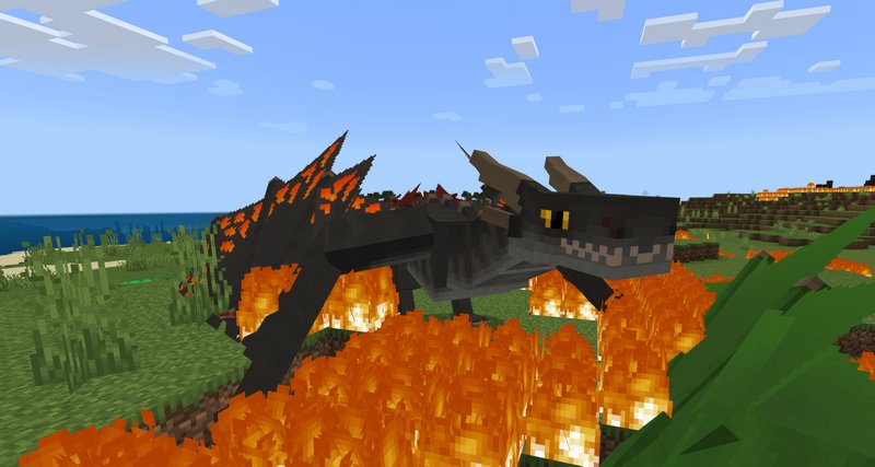 Dragon Mounts Addon Mods Minecraft Bedrock