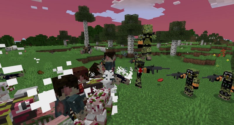 True Zombie Survival add-on for Minecraft PE 1.20.30