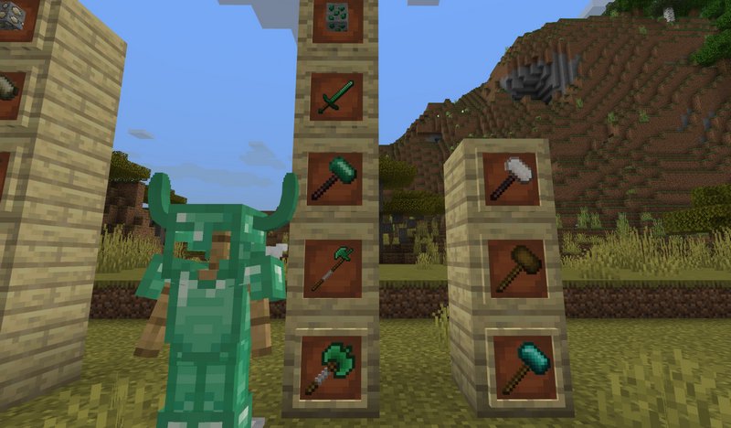 More Ores+ Swords Minecraft PE Mod - Addon 1.20, 1.19.83 Download