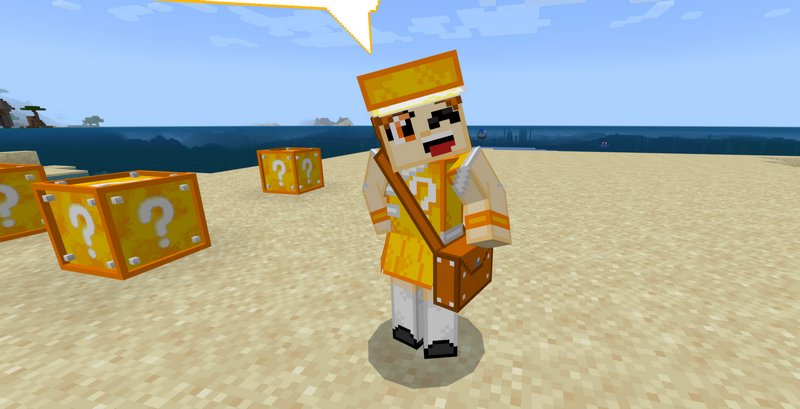 Lucky Block Minecraft Skin