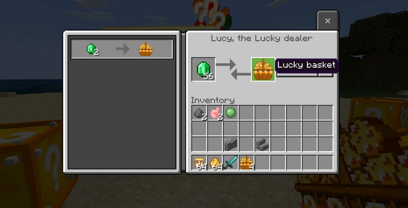 Minecrart Pe How To Make Lucky Block Without Mods 