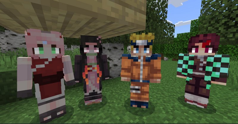 Anime Characters Addon (1.20, 1.19) - Waifus & Husbands Mod MCPE/Bedrock 