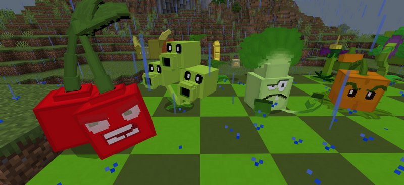 Plants vs Zombies 2: Bedrock Edition mod for Minecraft