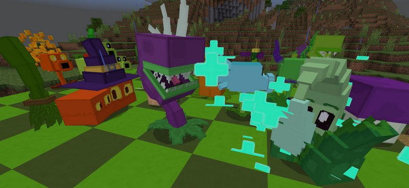 Plants vs Zombies addon for Minecraft PE 1.20.41