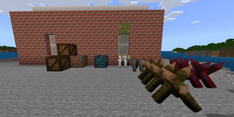 Barricades Pack addon for Minecraft 1.20.12