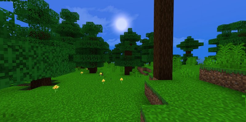 Minecraft with Ale pack shader