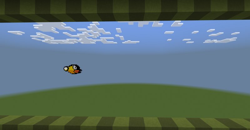 minecraft pixel art flappy bird