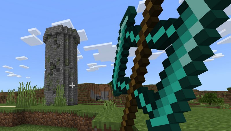 New Swords and Tools addon for Minecraft PE 1.20.15