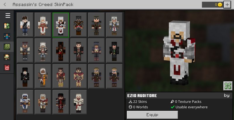 Gaming skin pack for Minecraft PE 1.16.40