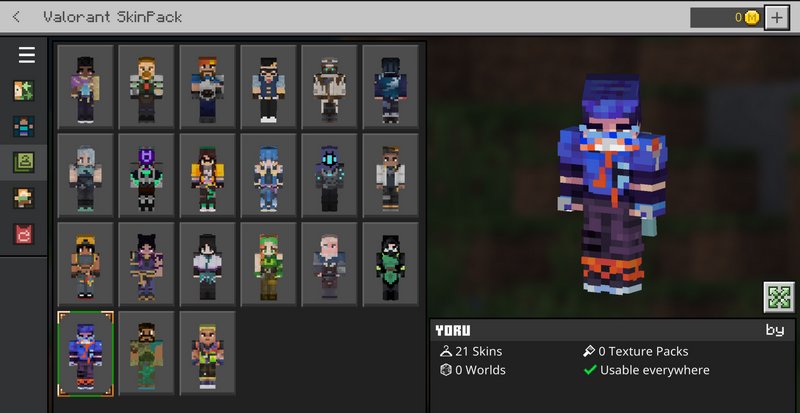 Gaming skin pack for Minecraft PE 1.16.40