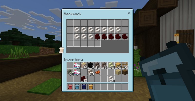 BACKPACK Addon For Minecraft PE 1.20 [ 100% WORKING ] 