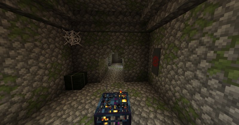 Inside a dungeon