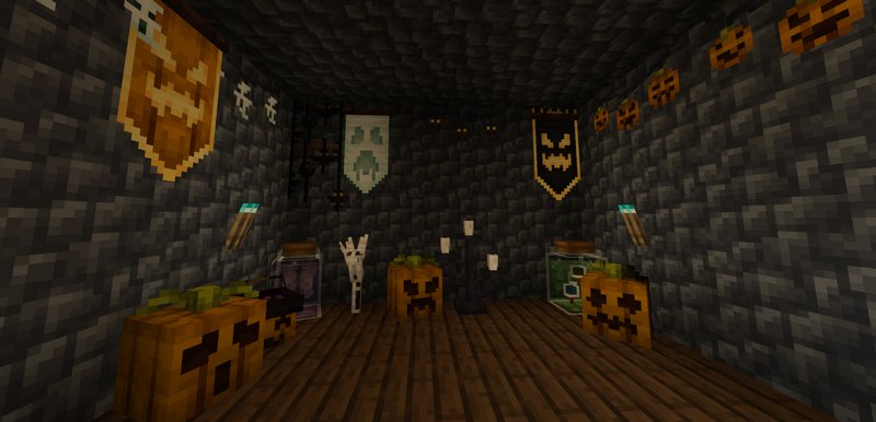 Halloween decorations addon