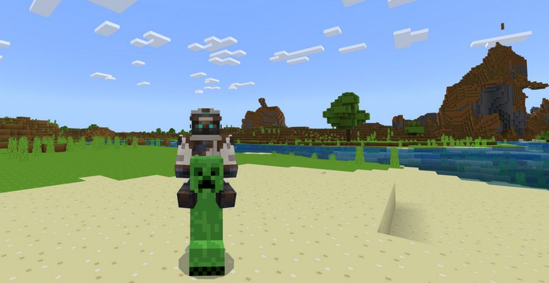 Riding a Creeper