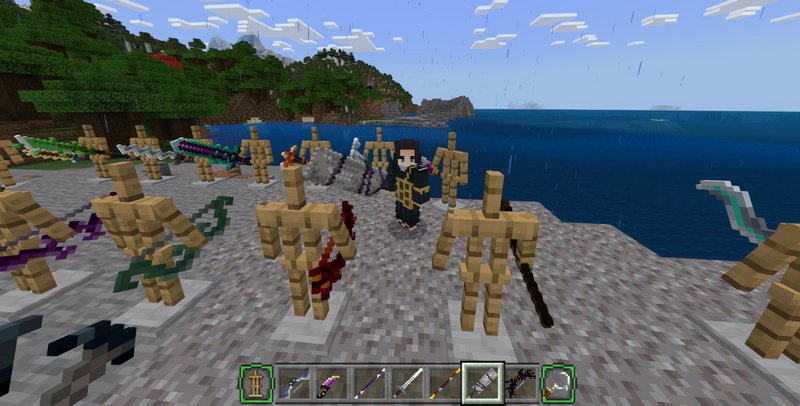 Minecraft Dungeons Weapons addon