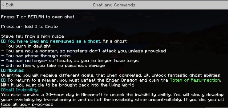 Ghost addon