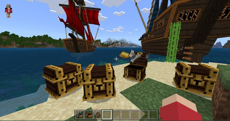 Pirates mod + map for Minecraft PE 1.0.8