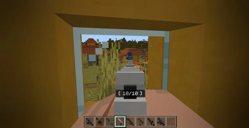 Aplok Guns addon for Minecraft PE 1.21.21