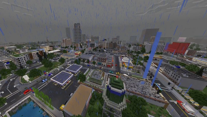 New Clark giant city map for Minecraft PE