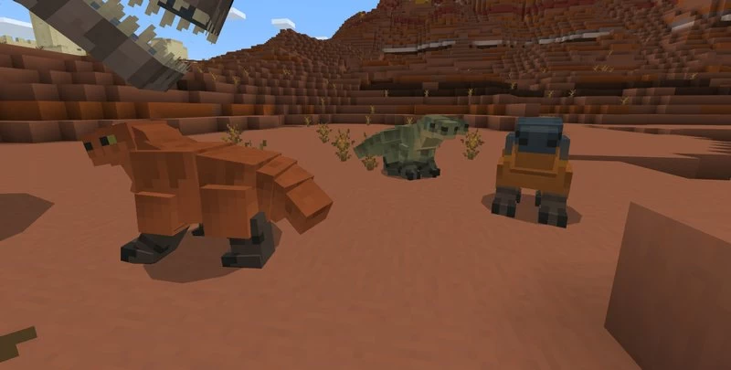 All kinds of dinosaurs big and small will make it to the Minecraft Bedrock