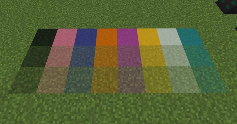 There are three levels of transparency you can choose to paint blocks in